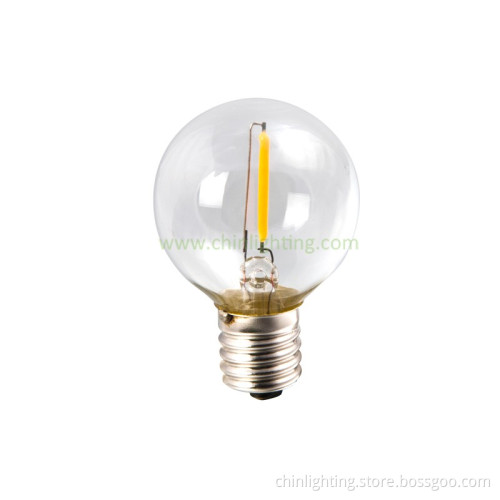 Globe led g35 e17 led bulb lighting filament